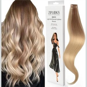ZIPLOOKS | Ombréage Hair Extensions | Human Hair Extensions.